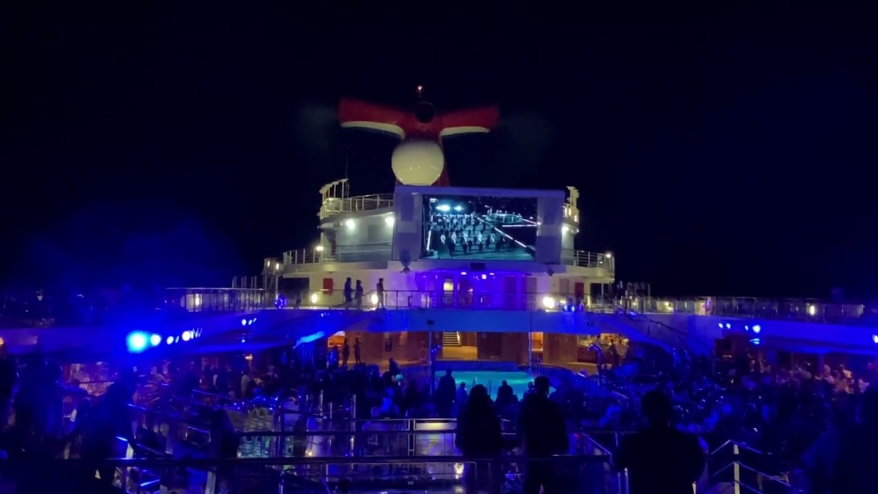 Super Bowl 2025 Halftime Show from a cruise ship!