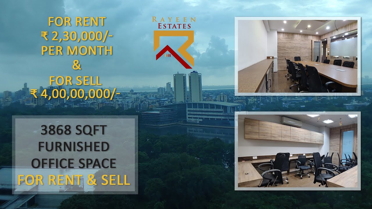 Furnished Office Space for Rent & Sell in Navi Mumbai / Mahape / Rupa Solitaire 3868 Sqft.