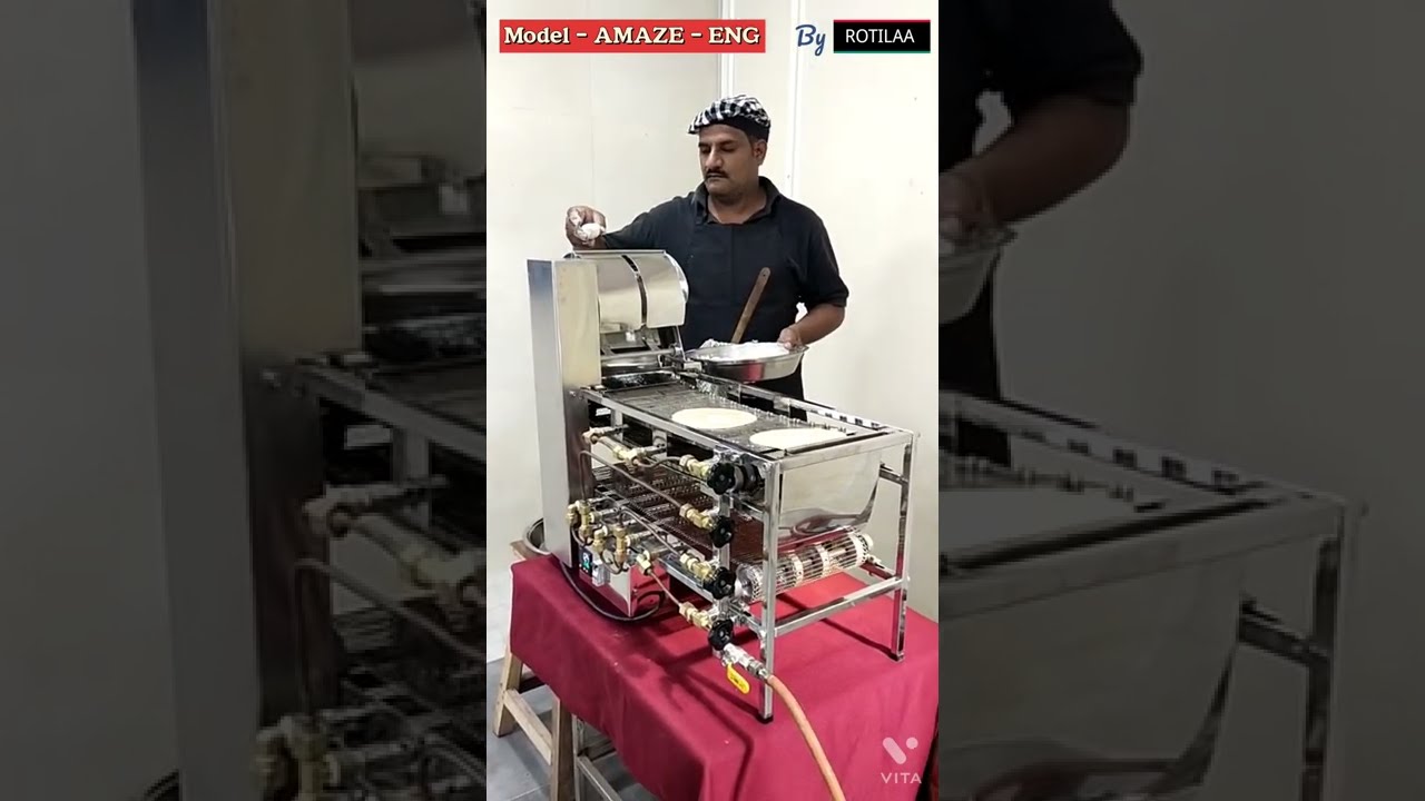 MODEL- AMAZE-ENG, ROTI MAKER FOR RESTAURENTS, DHAABA, HOSTEL,ROTI BUSINESS FROM HOME.