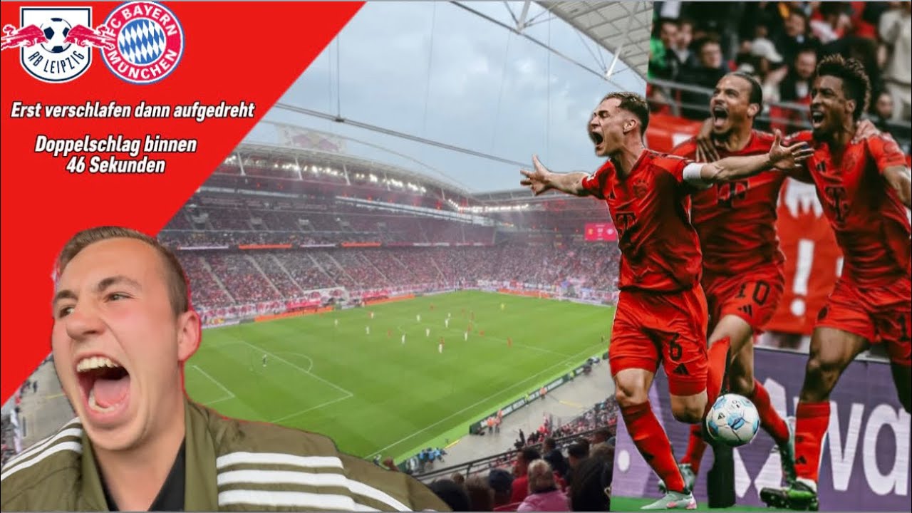 Leipzig crasht Meisterparty in letzter Sekunde! 😩| RB Leipzig - FC Bayern | Stadion Vlog #105