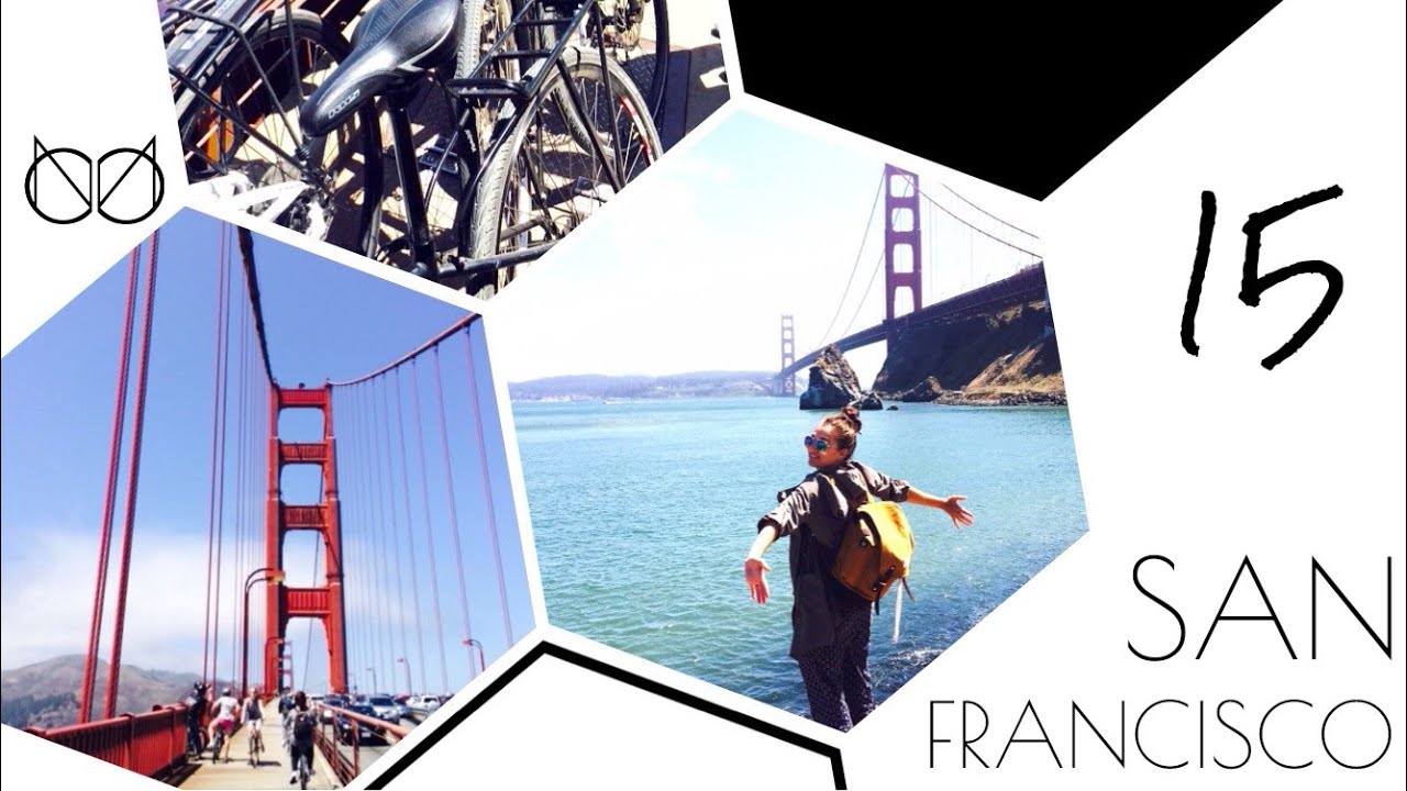 BIKE TOUR: GOLDEN GATE BRIDGE - SAUSALITO [Tag15 #StefyGoesSanFrancisco] | CielleNoire 🍍