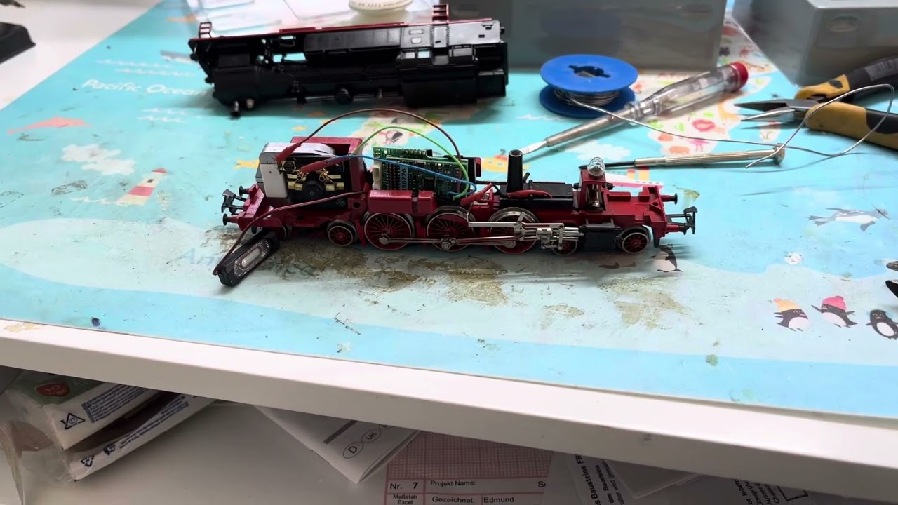 Märklin H0: Digitalisierung der BR78 Nr. 3106 mit HLA 60941 und Sounddecoder 60975