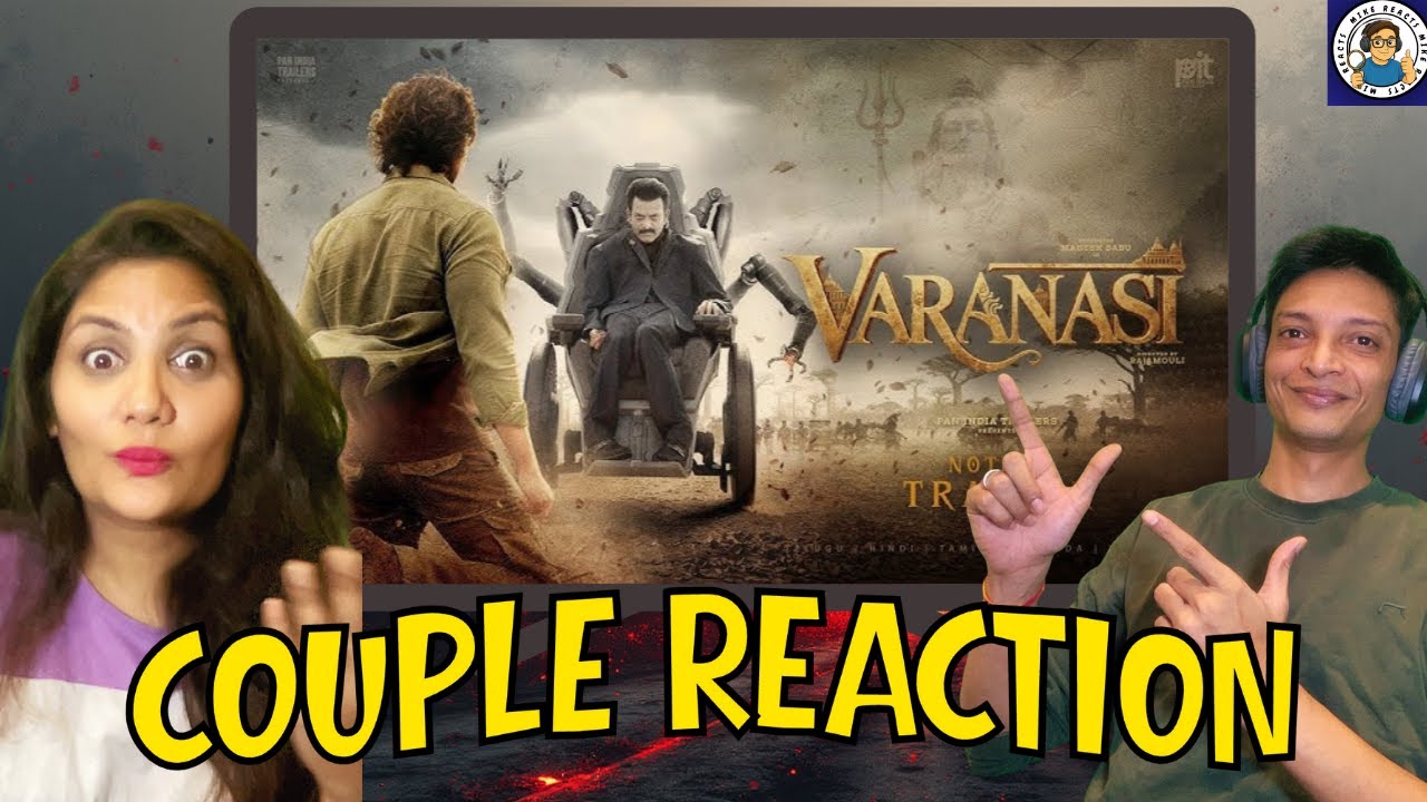VARANASI SSMB29 Teaser - Indian Couple REACT | Mahesh Babu | SS Rajamouli Epic | Priyanka Chopra