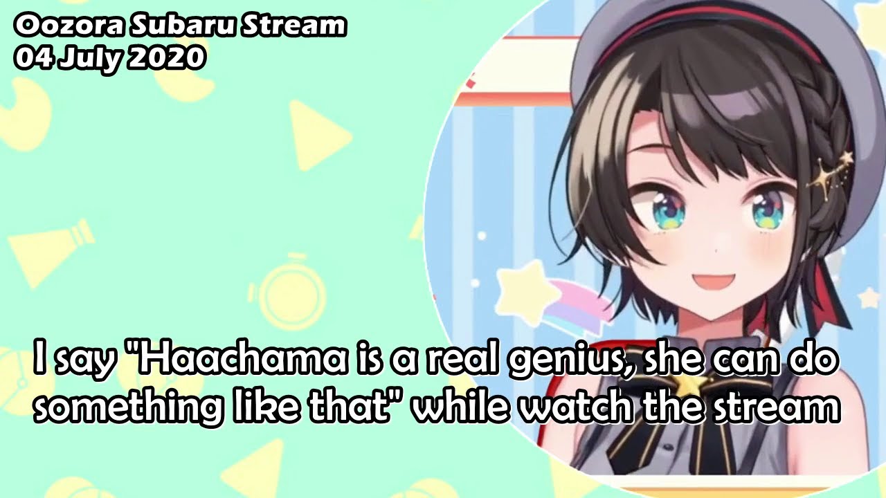 Subaru Acknowledge Haachama Is Real Genius【Hololive English Sub】