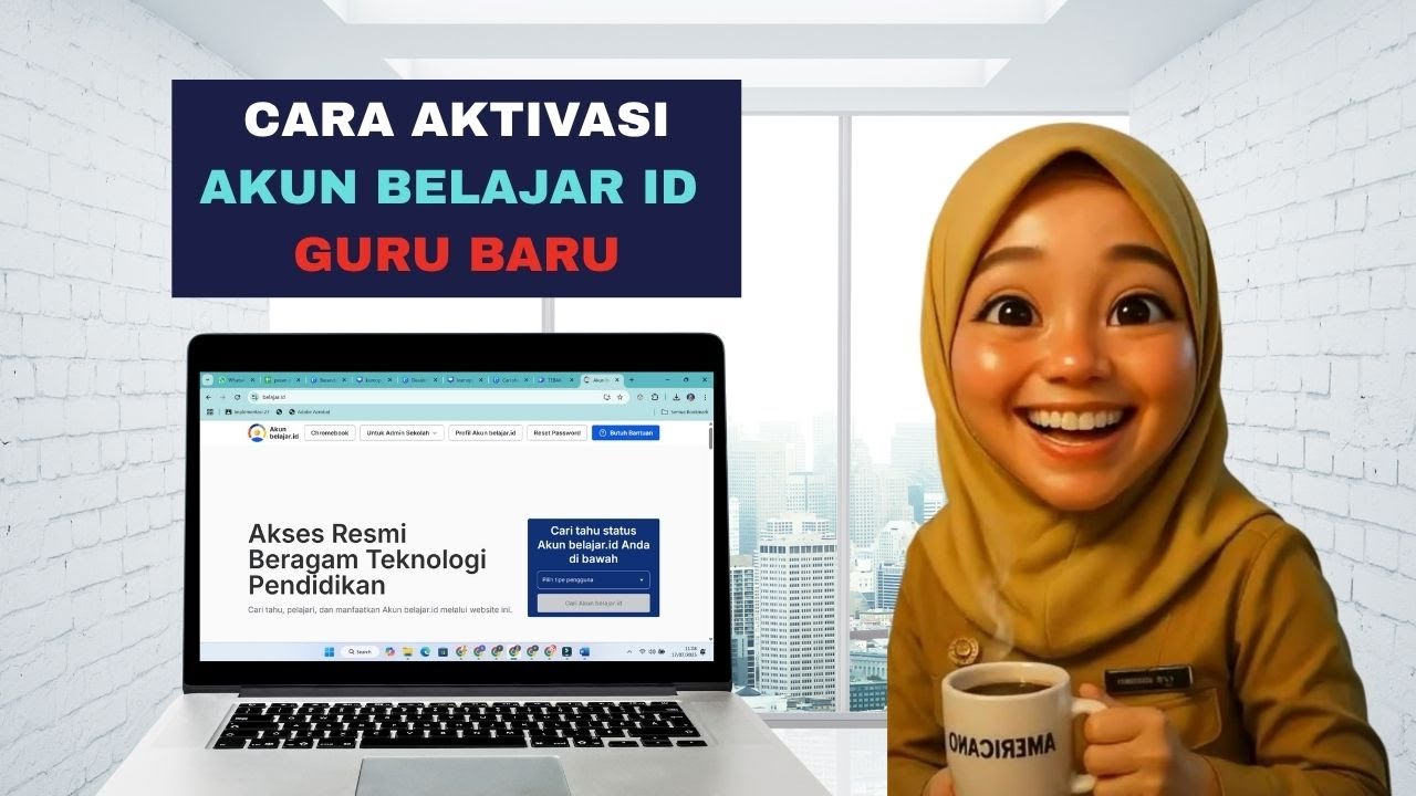 CARA AKTIVASI AKUN BELAJAR ID GURU BARU