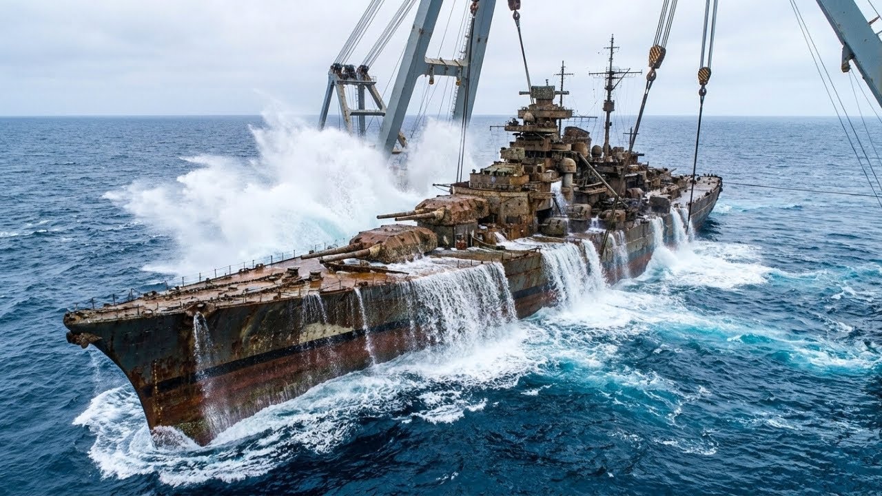 Lost for Decades Beneath the Sea: The Shocking Recovery of the Legendary Battleship Bismarck