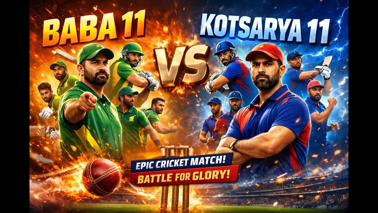 Baba 11 Vs Kotsarya 11 Arbaaz Khan memorial Cricket tournament #cricket Contact for live 9005536946