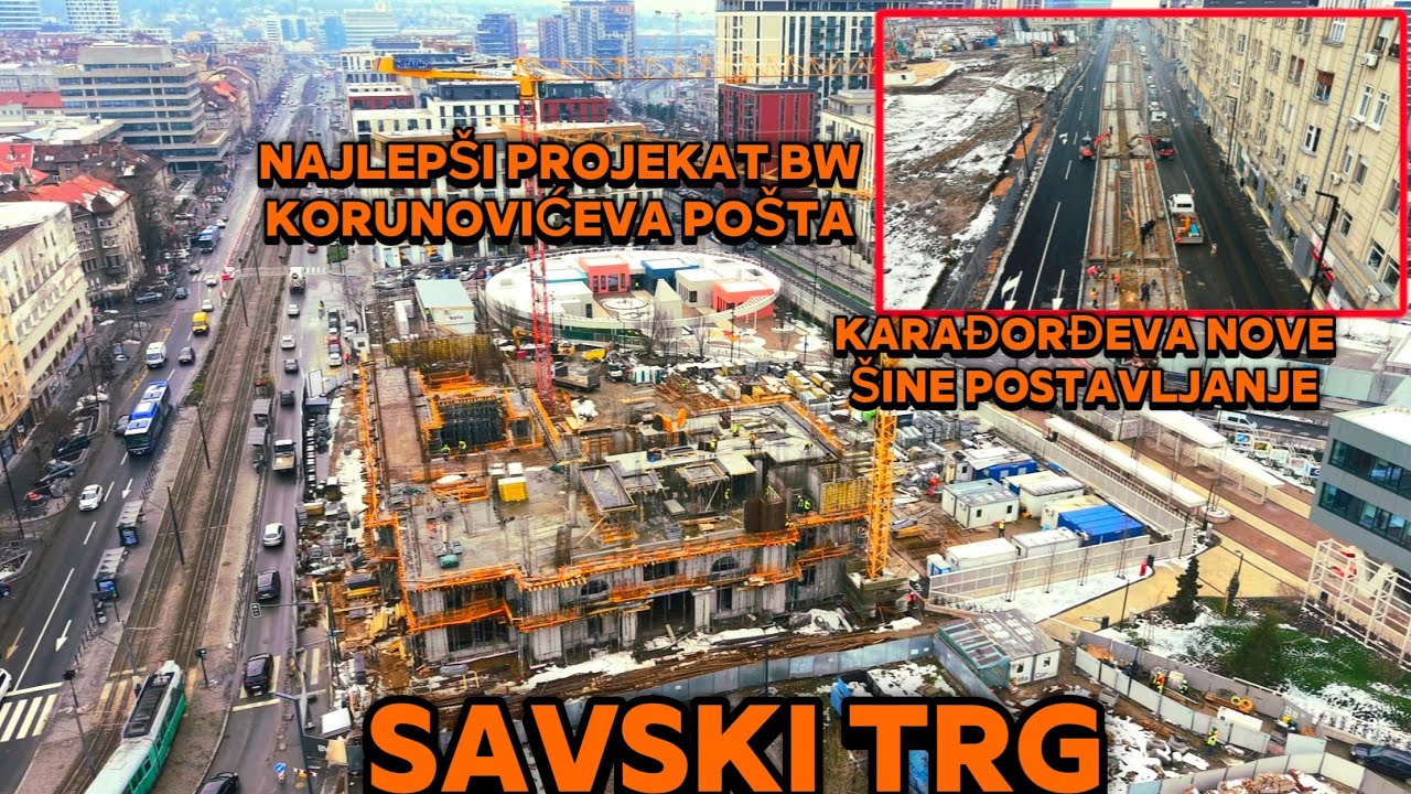 NAJLEPŠI PROJEKAT BW STARA POŠTA(KORUNOVIĆ)DIZANJE SPRATOVA,KARAĐORĐEVA ŠINE MONTAŽA 