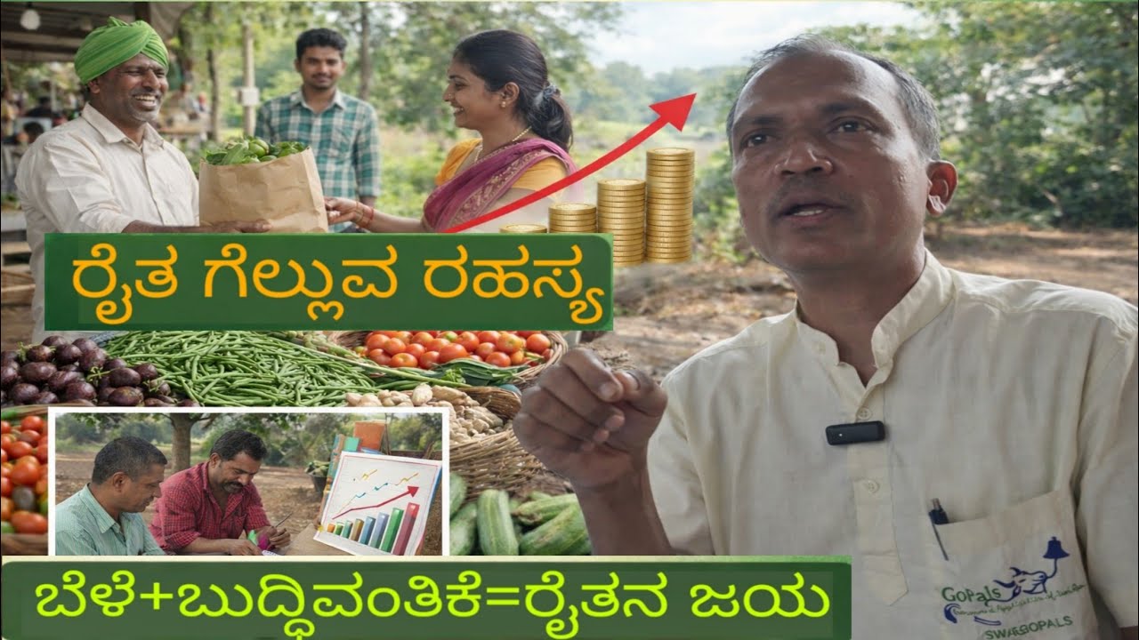 ರೈತನು ಮಾರ್ಕೆಟಿಂಗ್ ಕಲಿತರೆ ಯಾರೂ ತಡೆಯಲಾರರು! - ಶ್ರೀ ಮಲ್ಲಿನಾಥ ಹೇಮಾಡಿ