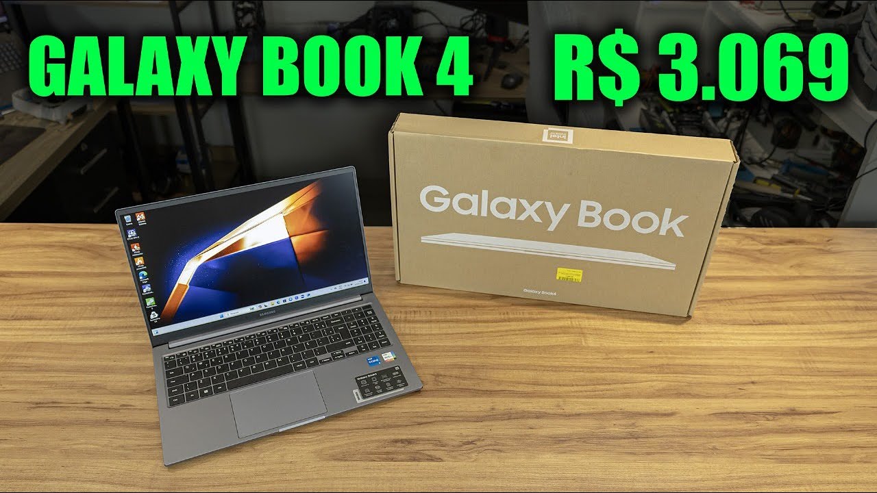 COMPREI O NOTEBOOK MAIS CUSTO BENEF&Iacute;CIO DA SAMSUNG: GALAXY BOOK 4. AN&Aacute;LISE COMPLETA!