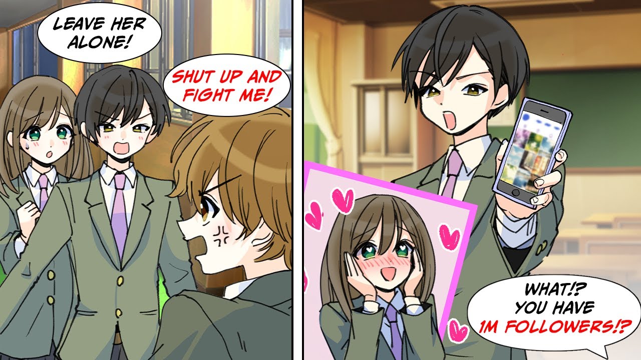 [Manga Dub] Some kid in class challenged me to see who has more followers and... [RomCom]