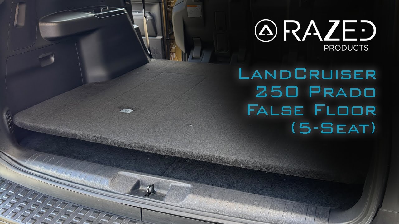 Toyota Land Cruiser 250 Prado False Floor Installation (5-Seat)
