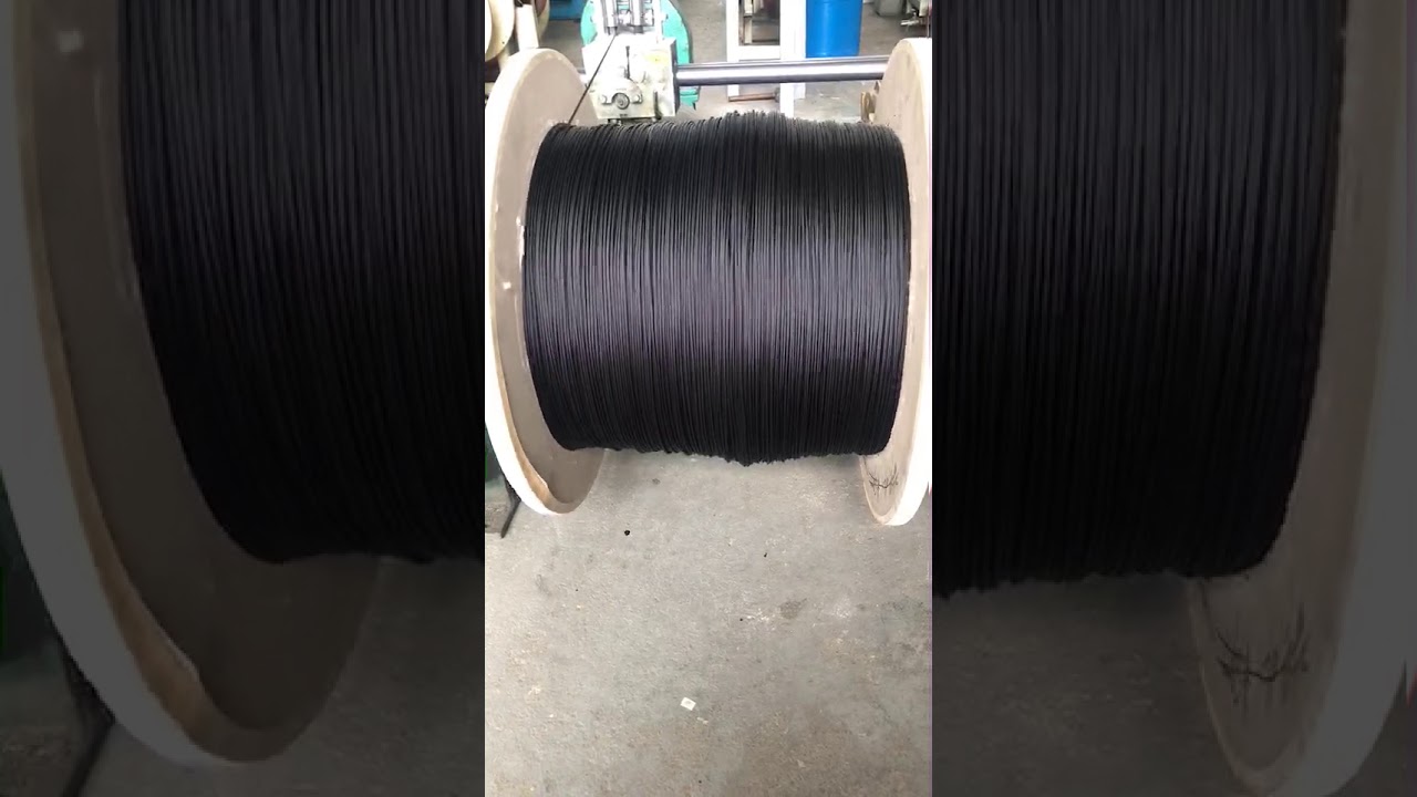 Black steel wire rope
