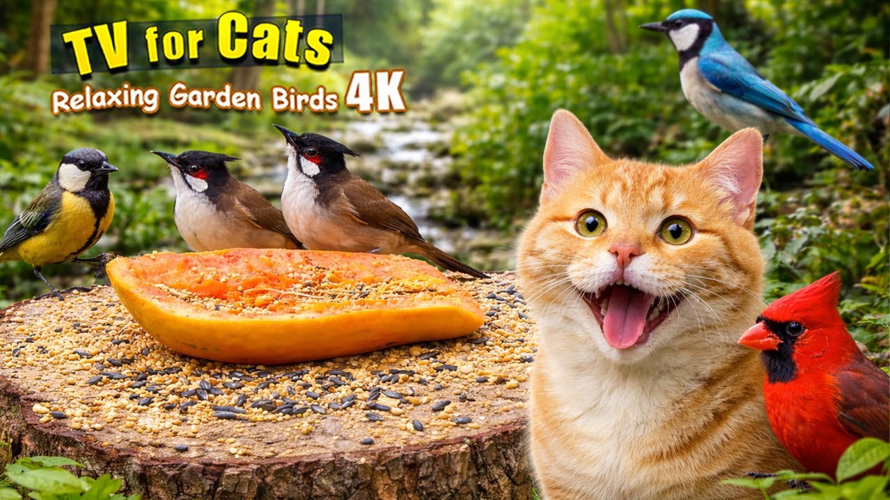 🔥 Pets Can’t Look Away 😻🐶 Bird TV 4K | 90 Minutes of Calm & Happiness for Cats and Dogs