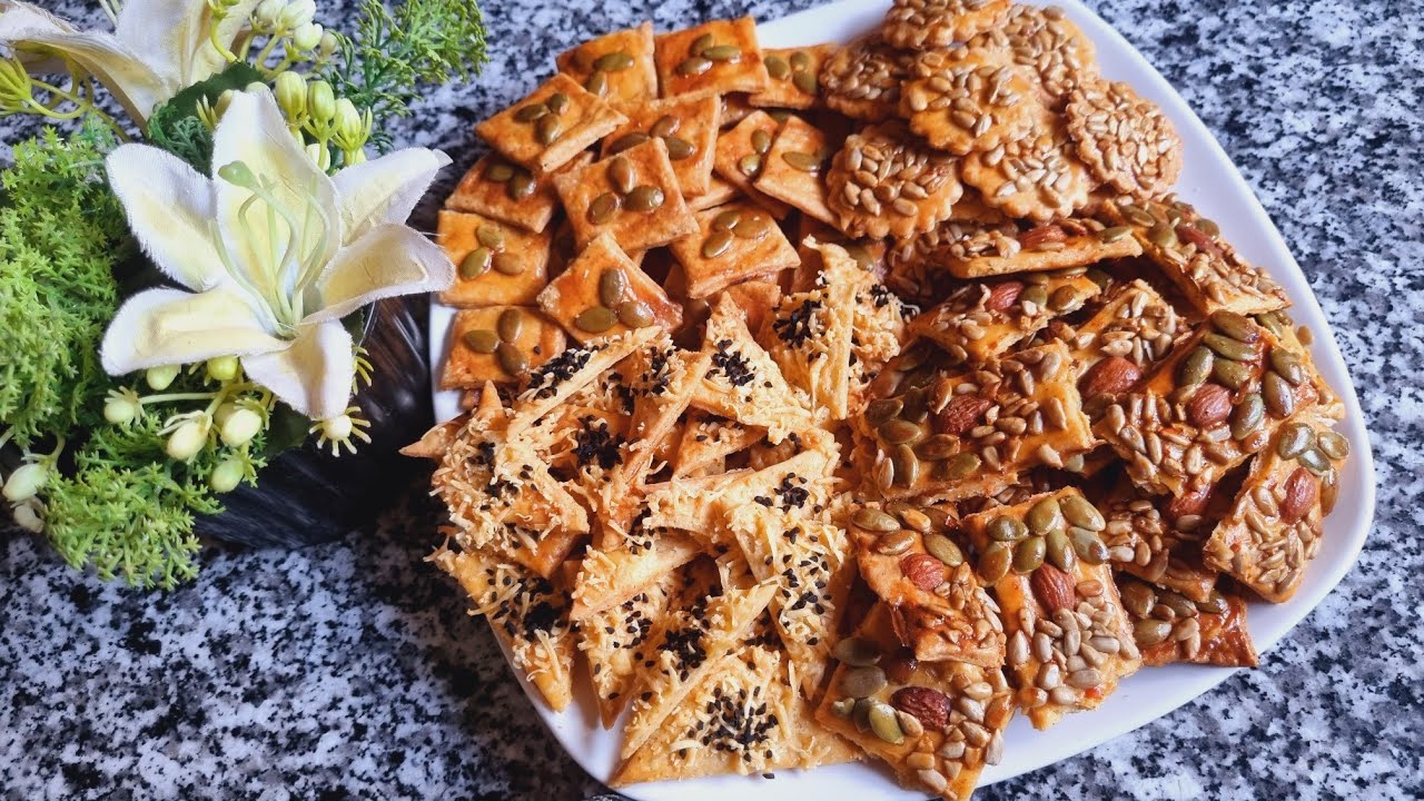 مملحات عاشوراء الأكثر طلبا 😋 قريشلات مالحين خطيرين اقتصادين ولذاذ بتزيين جديد وبأسهل طريقة