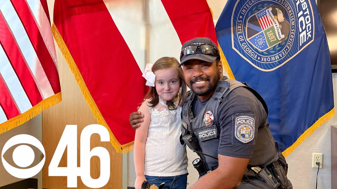 Surprise Squad honors police officer who kept young girl company