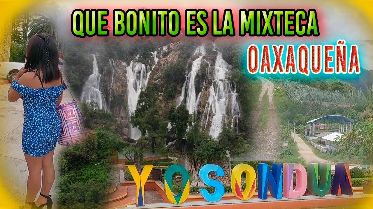 DOMINGO DE PLAZA EN STGO. YOSONDUA ES COMO SE GRABO EL VIDEO DE PODER MIXTECO Y CASCADA ESMERALDA P1