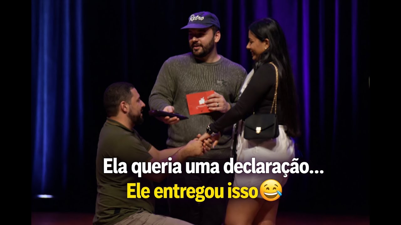 PAPO COM CASADOS E UMA DECLARAÇÃO NO MEIO DO PALCO.