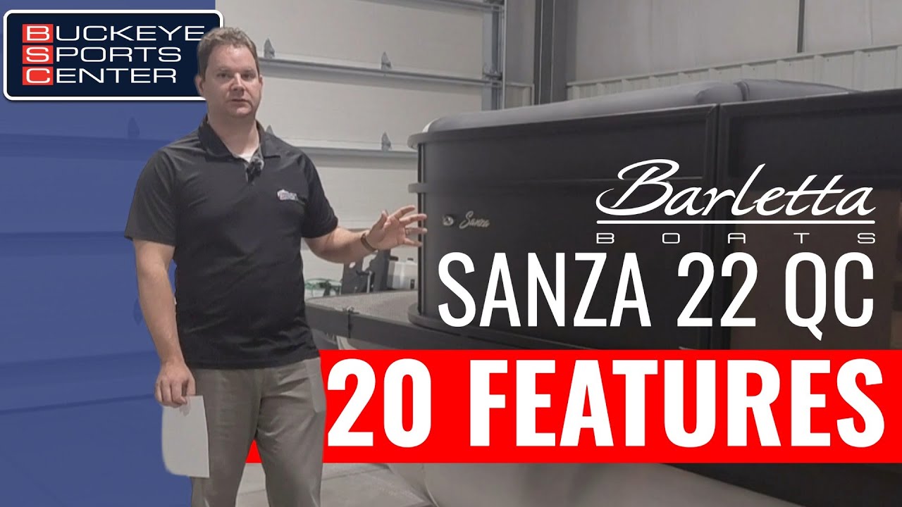 20 особенностей модели Barletta Sanza 22 QC 2026 года — уже в продаже в Buckeye Sports Center!