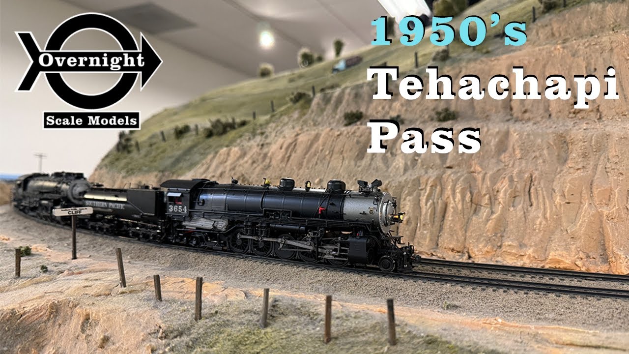 [4K] 1950's Tehachapi Pass La Mesa Model Railroad Club Operation Session 11/4/23