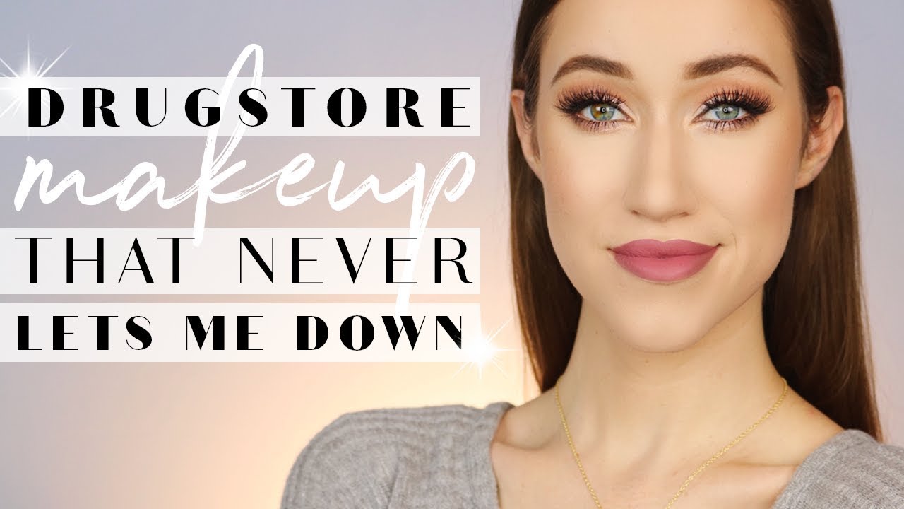 Full Face of THE MOST RELIABLE DRUGSTORE Makeup | ALLIE GLINES