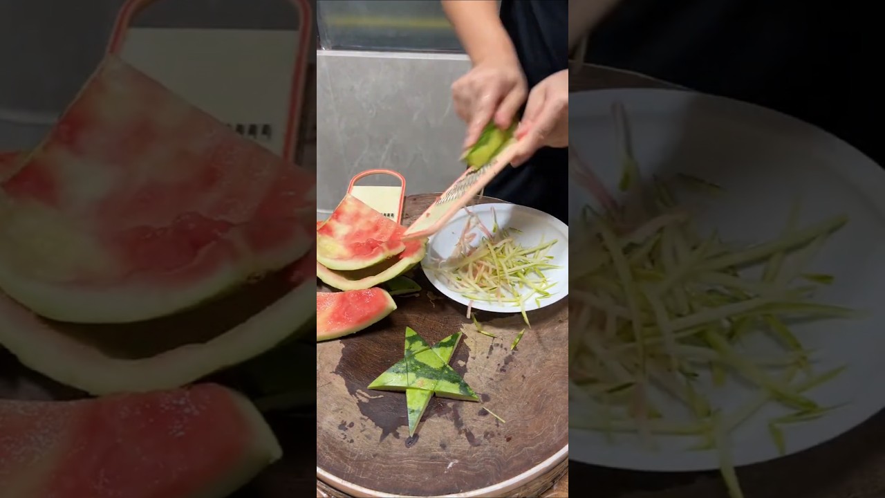 Turn Watermelon into a Star Creative Carving Design