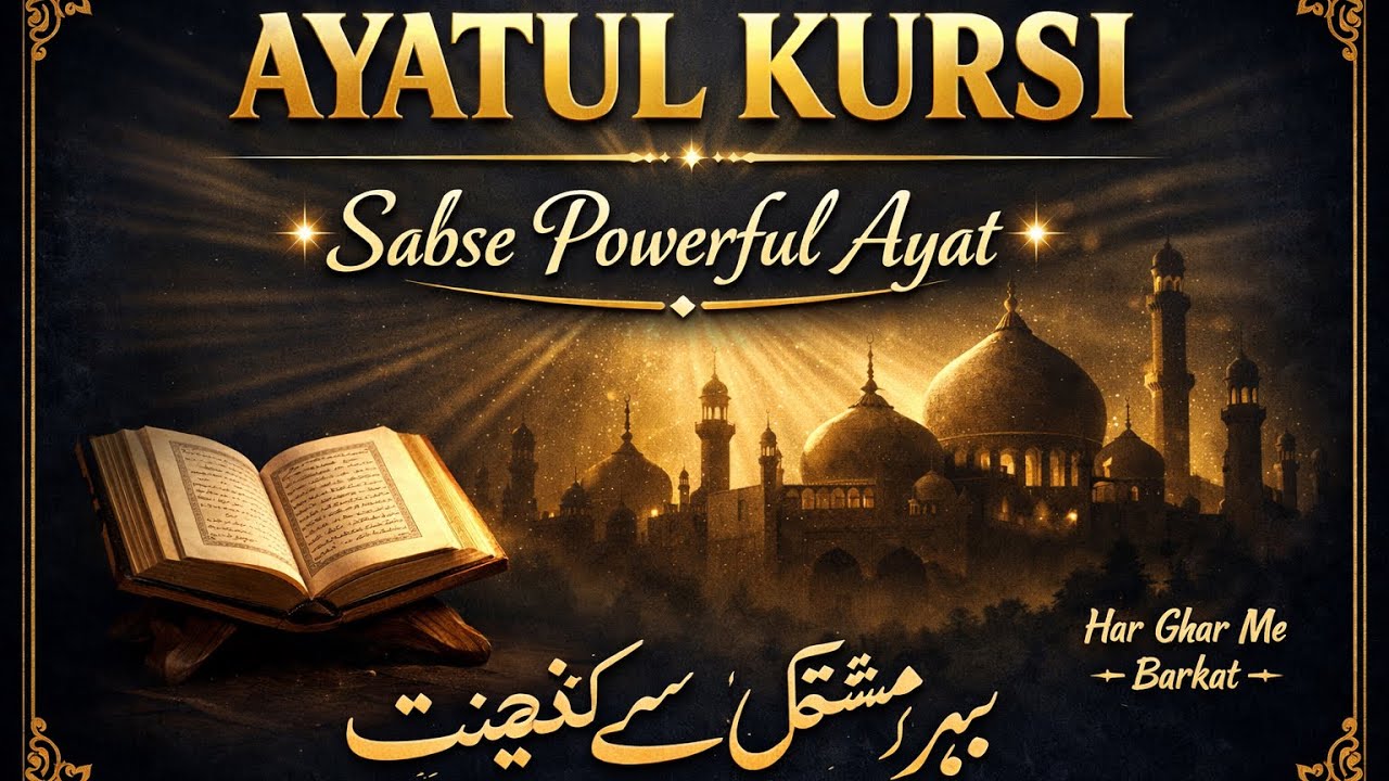 Ayatul kursi ki fazilat | powerful ayat !! Must listen #islam #viralvideo #subscribe #trending 