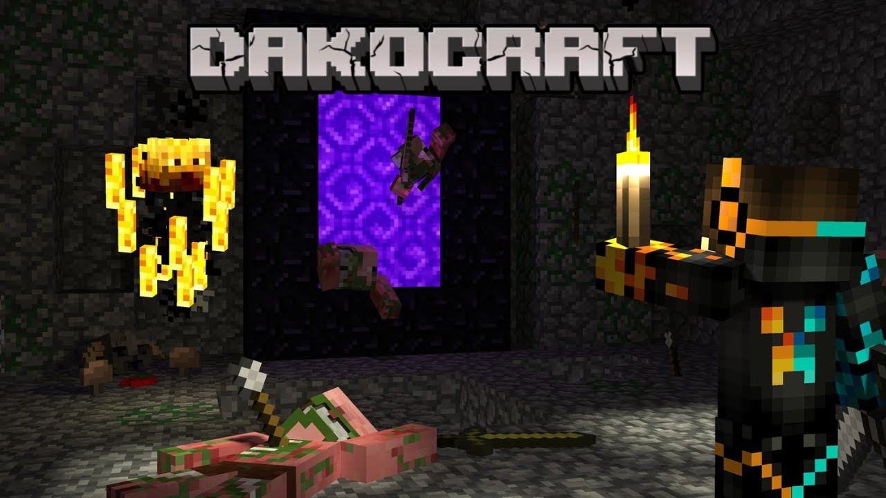 Los Monstruos más fuertes y nuestro portal al Nether en....Minecraft #7
