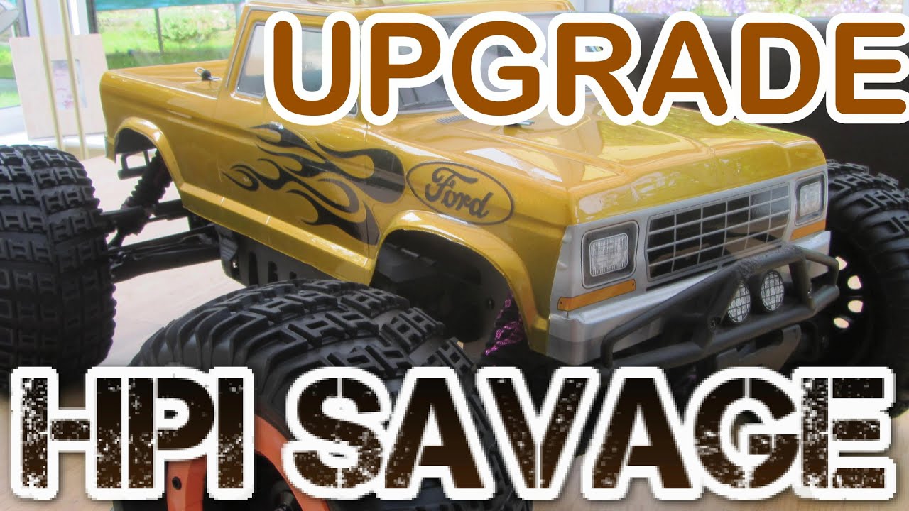 HPI Savage Integy HD Rear Hub Carriers | UPGRADE & INSTALLATION (Savage XL Flux Level 1 Upgrade)