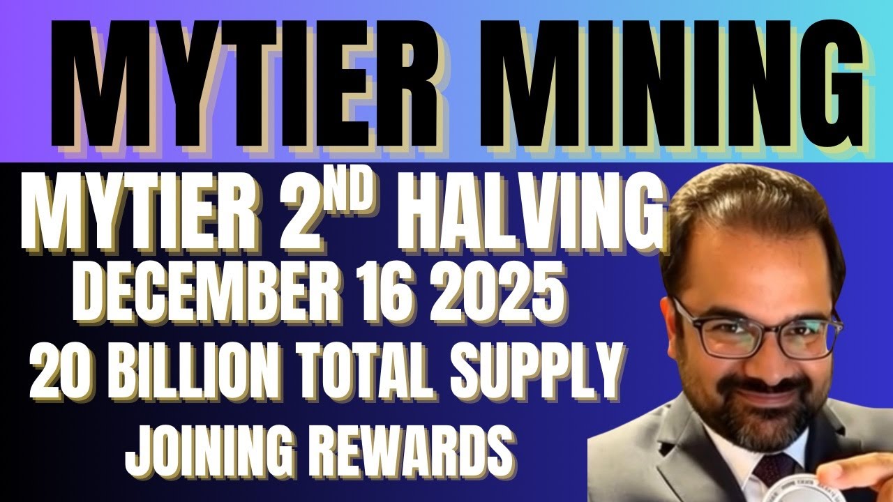 MyTier Mining | 2nd Halving December 16 | Join Today | 20 Billion Total Supply | @Digitalgold22