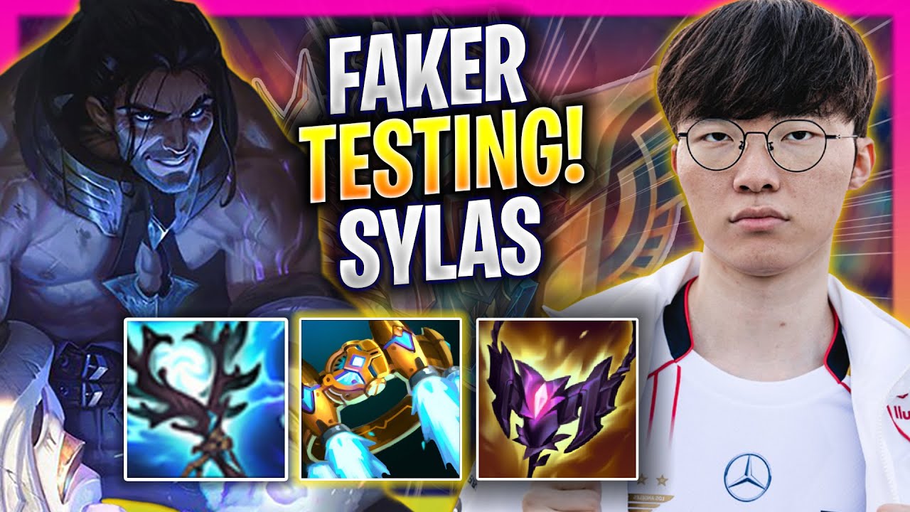 FAKER TESTING SYLAS IN KOREA SOLOQ! - T1 Faker Plays Sylas MID vs Hwei! | Season 2025