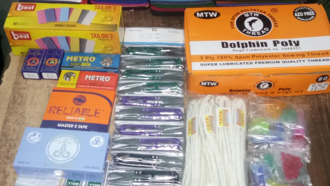 Tailoring material wholesale market in mumbai_हुक_बॉटन_चोक