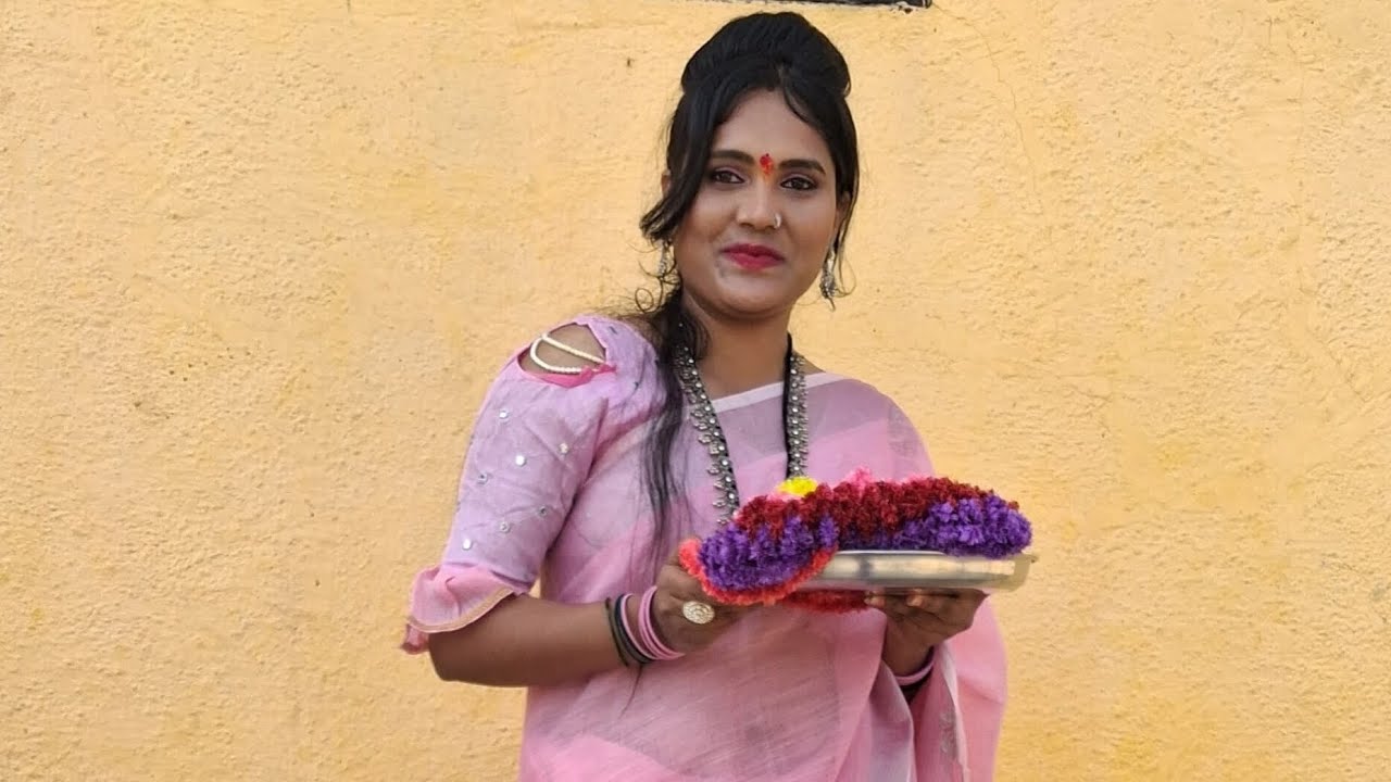संक्राती पूजा 🙏मेकअप 🖌️आणि रील Let's post video☝️#viral #shortsfeed #vidio#shortvideos #makeup 