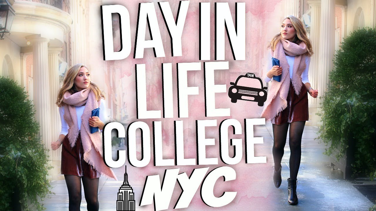 A DAY IN MY LIFE AS AN NYC COLLEGE STUDENT!