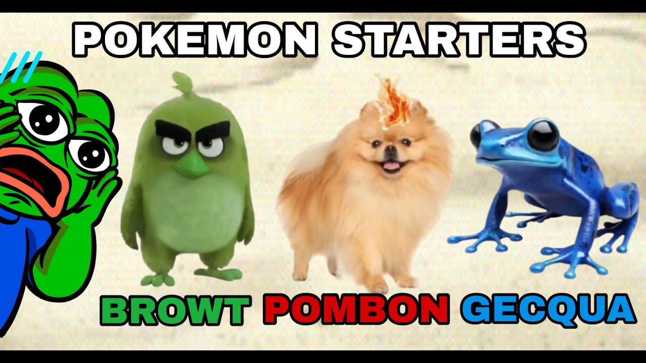 Pok&eacute;mon Waves and Winds : 🔥Pombon, 💧Gecqua & 🍃Browt &ndash; Pe cine alegi?