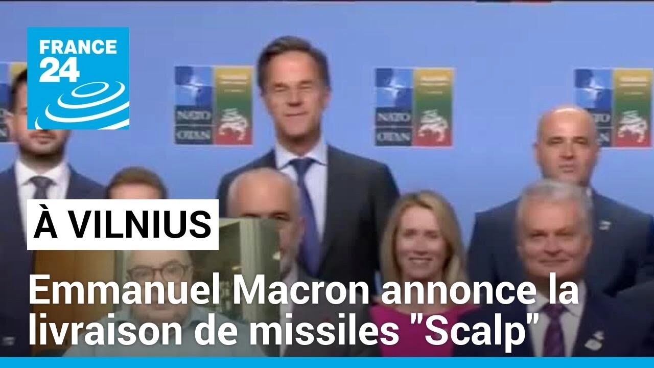 Réunion de l'Otan : Emmanuel Macron annonce la livraison de nouveaux missiles 