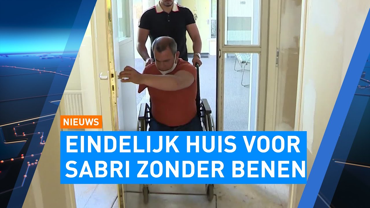 Hiervoor woonde hij op 4 hoog zonder lift...