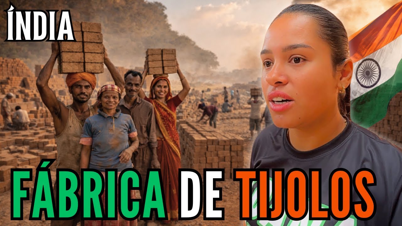 A COMUNIDADE QUE VIVE DENTRO DE UMA FÁBRICA DE TIJOLOS NA ÍNDIA 🇮🇳