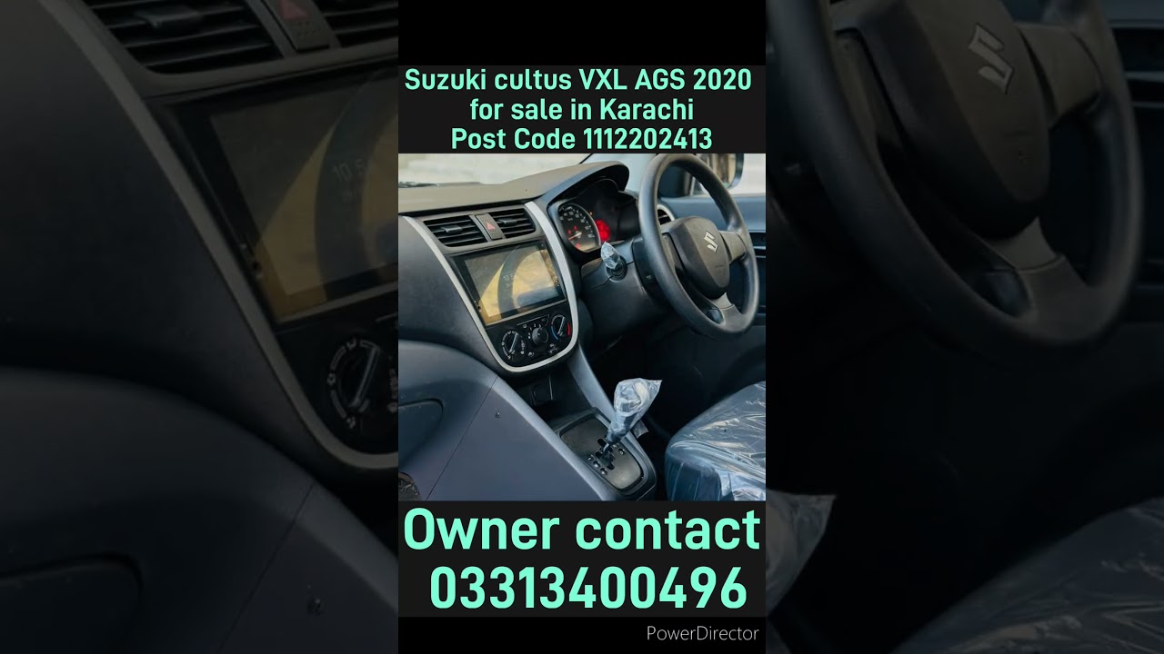 Suzuki cultus VXL AGS 2020 for sale in KarachiPost Code 1112202413 #saicmotors #suzukievery #trueval
