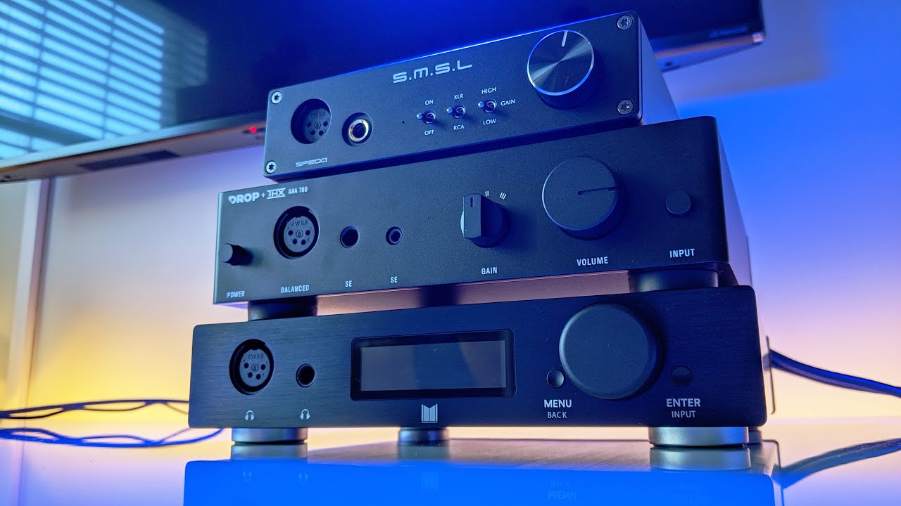 Headphone Amp Blind Test - Drop 789 vs SMSL SP200 vs Monolith 788