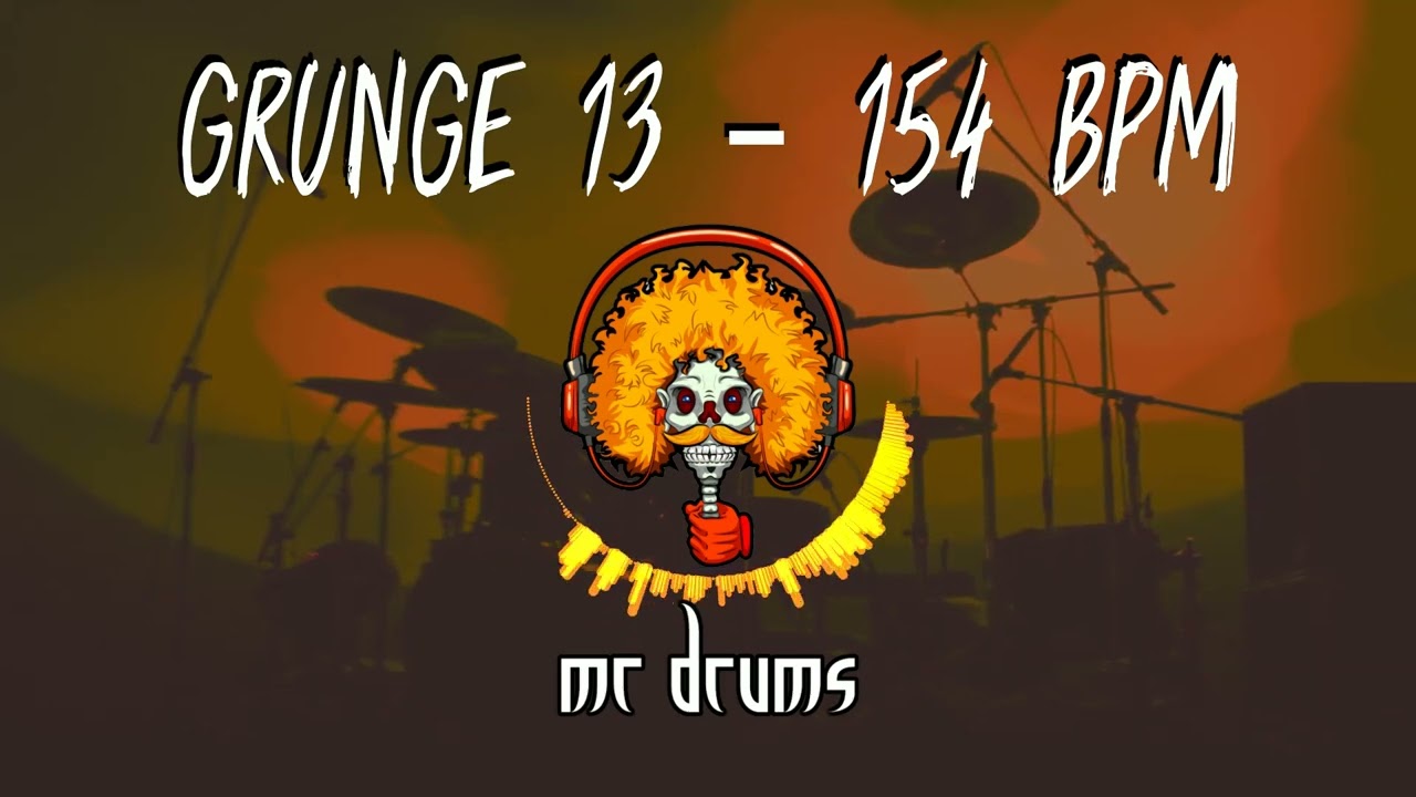 Grunge 13 - 154 BPM | Backing Drums | Only Drums