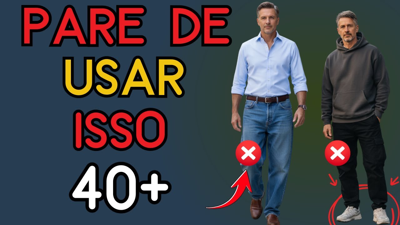 10 Erros de Estilo Casual Que a Maioria dos Homens com Mais de 40 Ainda Comete | Moda Masculina 40+