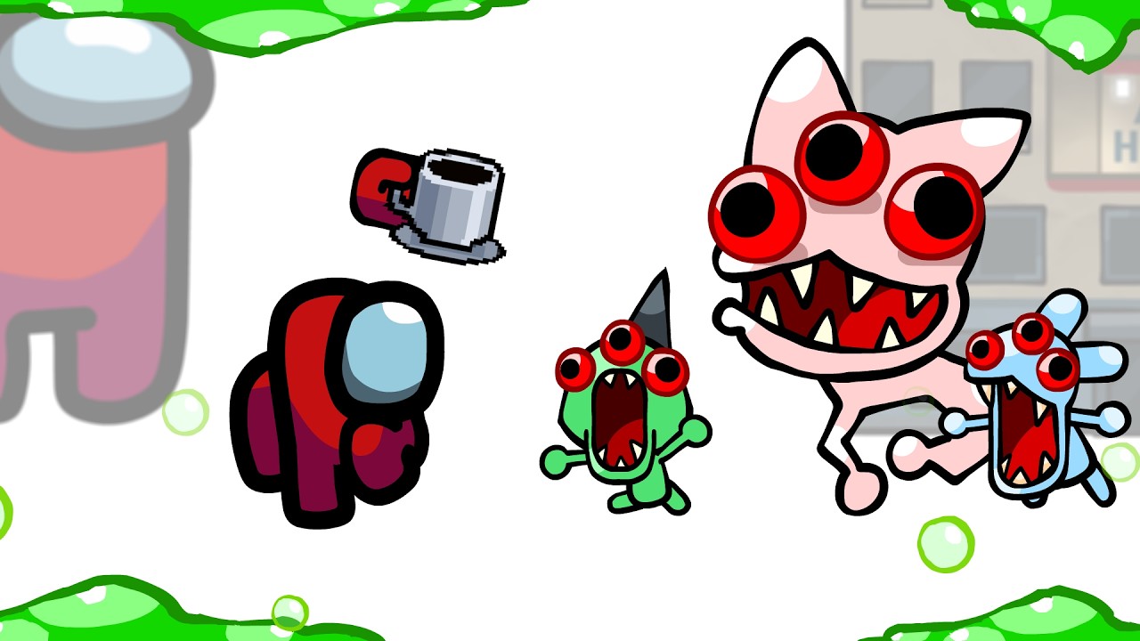 Mini Crewmate Kills ROBLOX ANIMAL HOSPITAL Characters - Part. 4🤢💦🏥 | Among Us