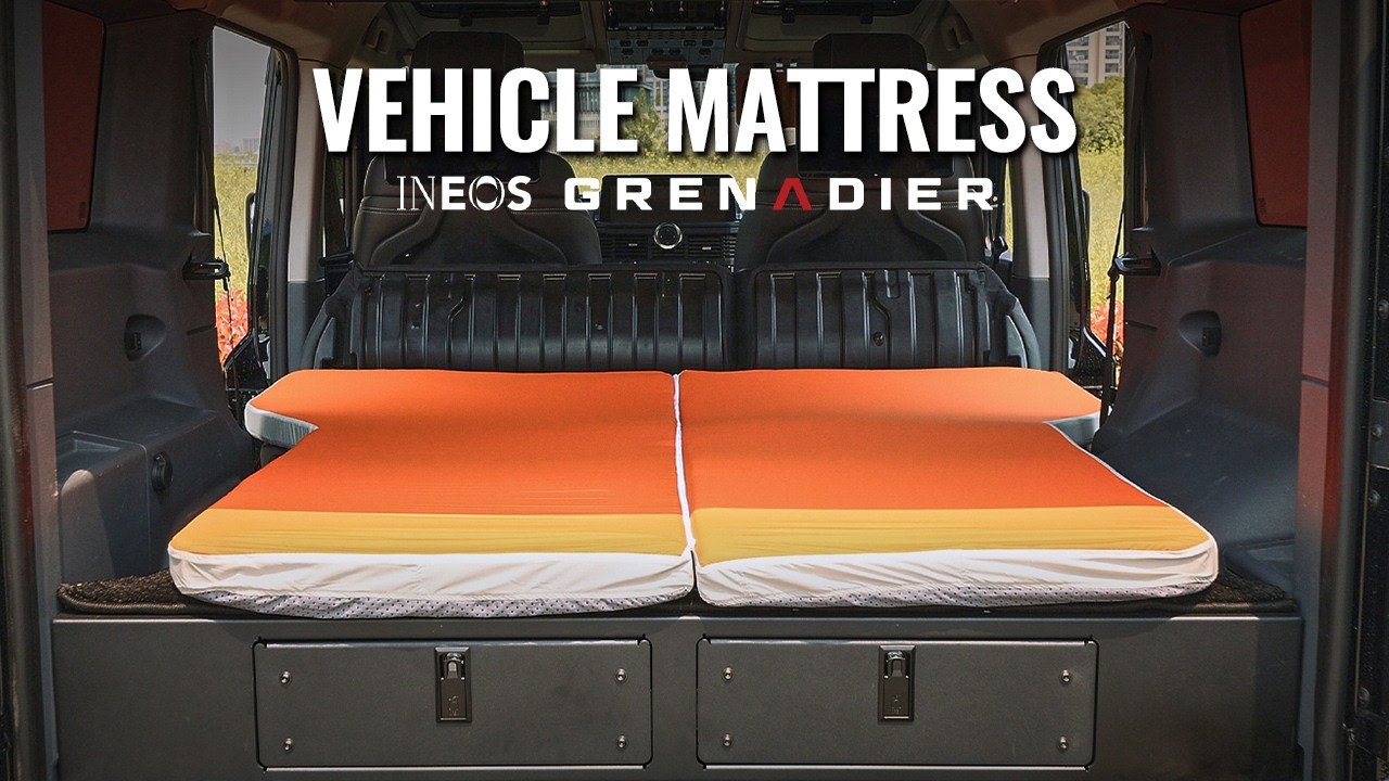 Ineos Grenadier Custom Sponge Mattress for Rear Trunk Drawer System | Precision-Fit & Comfort