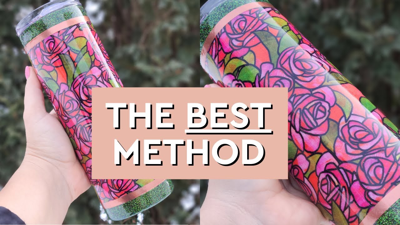 Fabric Tumbler Tutorial - THE BEST METHOD!
