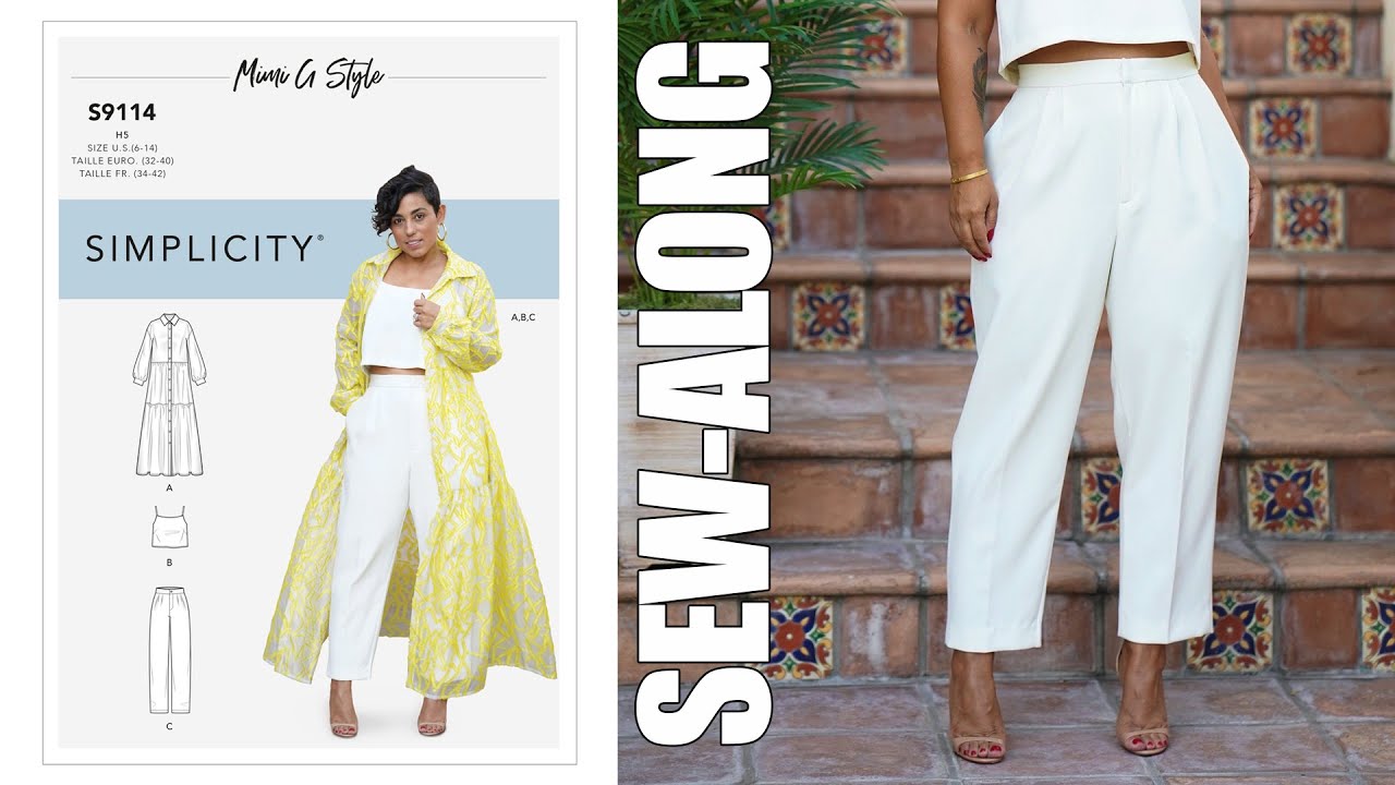 SIMPLICITY PATTERN #9114 VIEW C SEW-ALONG