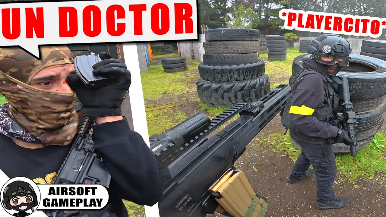 ENVIÉ a JUGADOR al HOSPITAL 😱 ▬ Yio Airsoft Gameplay