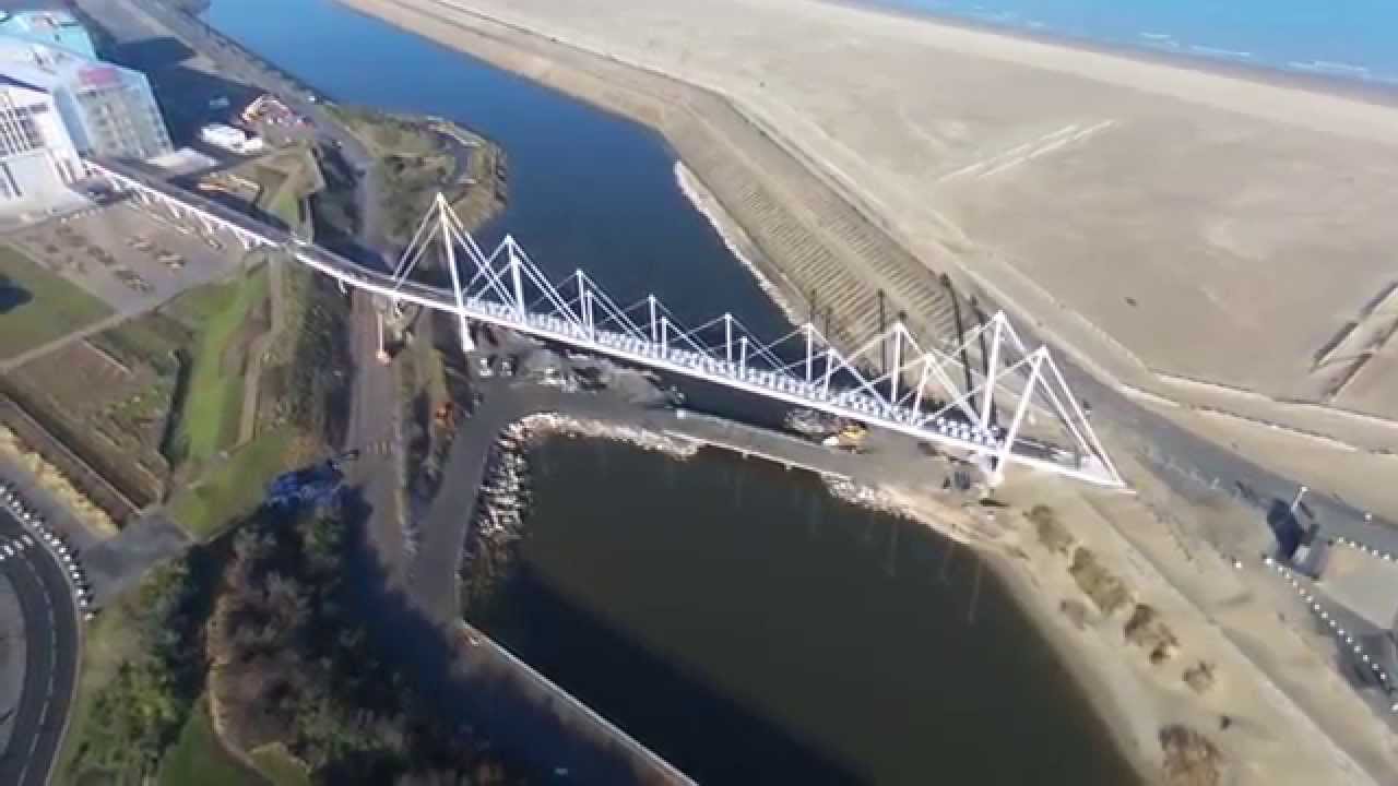 Passerelle du Grand Large à Dunkerque - Travaux en cours