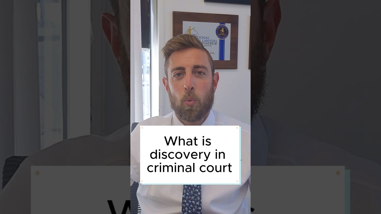 What is discovery in criminal court? 