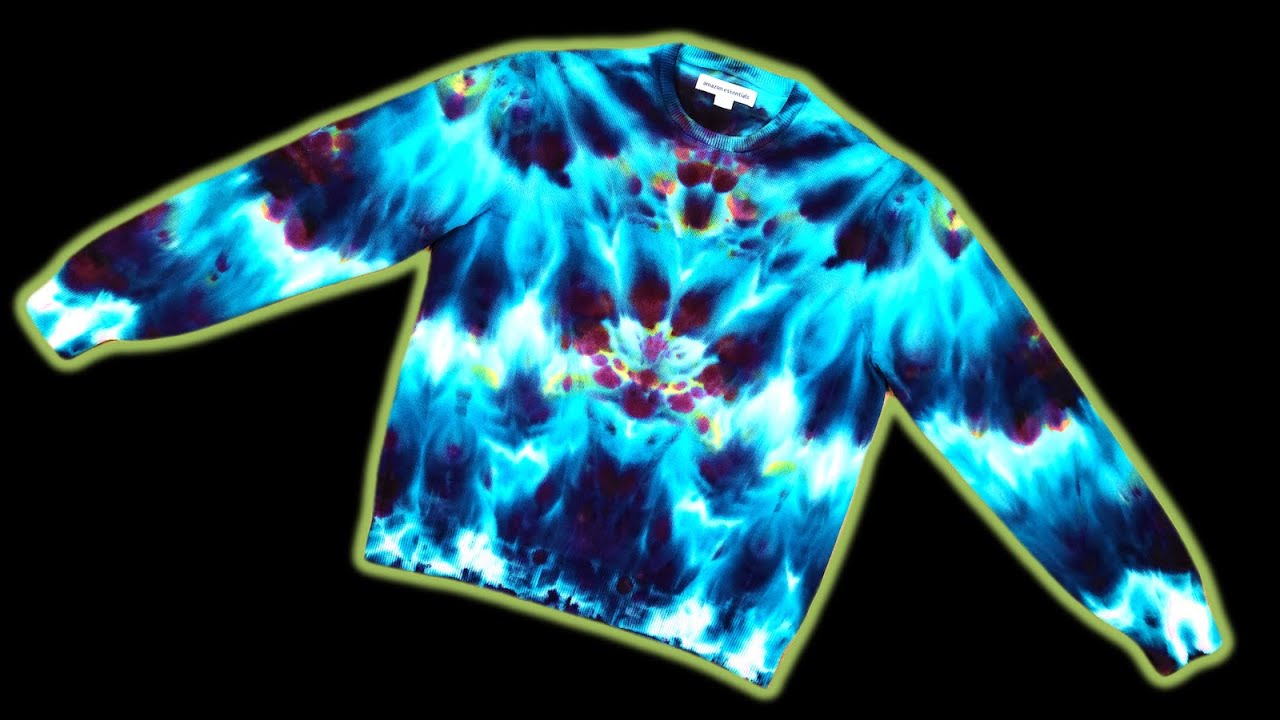 🧪Alchemist Sweater 🧪 | Folded Twisted Ice Dye Tutorial